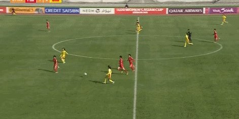 【U20女足亚洲杯】霍悦欣超远吊射 中国1比1朝鲜