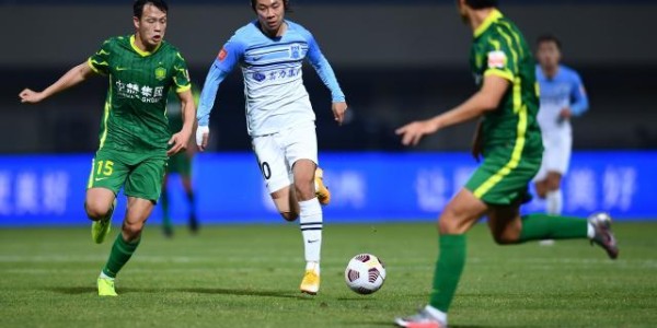 半岛体育官网-【中超】张玉宁点球建功李提香救主 国安1比1广州城